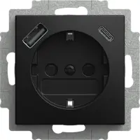 Busch-Jaeger BUSCH JAEGER USB-Steckdosen-Einsatz 20 EUCB2USBAC-915