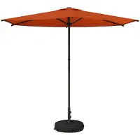 Syfax Garten-Sonnenschirm 270 x 270 cm Polyester Rechtwinklig