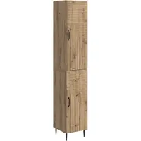 vidaXL Schrankset 2 Stk. Artisan-Eiche Holzwerkstoff