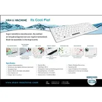 Man & Machine Europe MAN&MACHINE Its Cool US,white Hygienetastatur,US,white