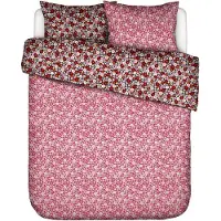 Essenza Bettwäsche Mellow Millesfleurs Schwarz Bio-Baumwollperkal-155 x 220 cm