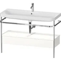 Duravit Möbelwaschtisch-Kombi Happy D.2 Plus 117,5x49cm, m Kons, 1 Lad, 1 HL, w m