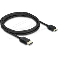 DeLOCK Koaxiales High Speed HDMI Kabel HDMI Stecker zu Mini HDMI Stecker 8K 60 H