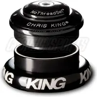Chris King InSet I7 Mixed Tapered Steuersatz, Edelstahl-Lager, 1 1/8"-1.5", GripLock, ZS44/28.6
