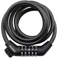B-urban Schloss BONIN Spiralkabel Zahlen 10 x 1500 mm schwarz