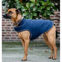 Horseware Signature Hunde Regenmantel wasserdicht 100g Füllung navy, Größe:XXS