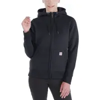 Carhartt Fleecejacke Clarksburg Full Zip Hoodie Women Black-XS