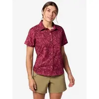 Marmot Wm's Airexchange Short Sleeve Shirt dried rose twirl (42522) XL