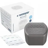 Wessper Feuchtigkeitskiller – Luftentfeuchter mit HumiFill Nachfüll-Kartusche 250 g (Grau)