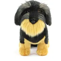 Living Nature Plüschtier Dackel rauhaar Hund Kuscheltier