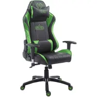 CLP Gaming Bürostuhl Shift X2 Kunstleder höhenverstellbar und drehbar schwarz/grün