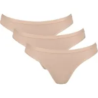 Sloggi Minislip "GO Daily Cotton" 3er Pack, flacher Elastikbund, Baumwollmix, bequem, weich