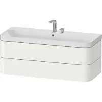 Duravit Möbelwaschtisch Happy D.2 Plus 117,5x49cm, 2 Schubk., 2 HL, we matt