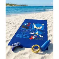 Procos Sonic Igel Go Blur Badetuch, Strandtuch