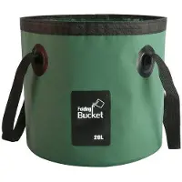 OEM Opvouwbare 20L-Tasche für Camping, Reisen, Wandern, Angeln und Gartenarbeit, Donkergrün