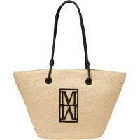 Marc O'Polo Schultertasche Jana Shopper Light Raffia creme