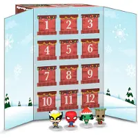 Northix Marvel 12-Tage-Adventskalender mit Sammelfiguren und Überraschungen