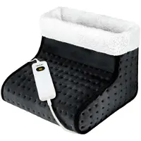 Cecotec HeatConfort FootWarmer, Schwarz, 180 min, Elektronisch, 100 W, AC