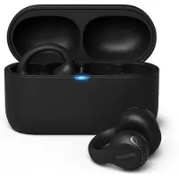 Philips In-Ear-Kopfhörer Multipoint-Bluetooth-Ohrhörer mit Ohrmanschette - 28 Stunden Spielzeit, Kompaktes Lade-Case, Klare Anrufe, für Arbeitsweg und Sport