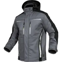 Triuso Winter-Softshelljacke grau/schwarz 485g XL