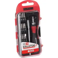 Kreator Mini-Ratschen-Set Chrome Vanadium 18 TeileSchlitz - Kreuz - Torx - KRT400007