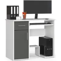 Akord Furniture Factory IP0PJAYBIASZA, Gerade, Rechteckige Form, Matt, Weiß, 1 Schublade(n), 500 mm