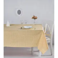 Hermia | Tischdecke Simon gelb Polyester 220x170 cm | NADUVI