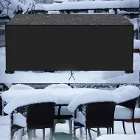 OEM Schutzdecke für Terrassenmöbel - Wasserdicht - 420D schweres Oxford - 170 x 50 x 50 cm - Schwarz