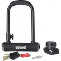 Onguard 8001X Bügelschloss Brute STD 115 x 202mm, Ø 16,8mm, mit Halter, schwarz