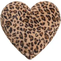Magma Heimtex Magma Dekokissen Panthera Herz braun 43x43 cm - braun;beige
