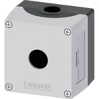 Siemens 3SU1851-1AA00-1AA1 Gehäuse für 4-Stellungsknebel-, ID Schlüssel-und Koordinatenschalter 22mm, rund 3SU18511AA001AA1