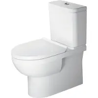 Duravit Stand-WC-Kombi DURASTYLE BASIC rimless tief 365x650mm Abgang Vario weiss