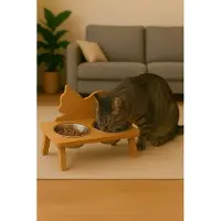 Paws & Whiskers Crocker Pet Food Bowl