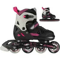 Nijdam Speed Combi Ice Skates Kinder (verstellbar) 29-32