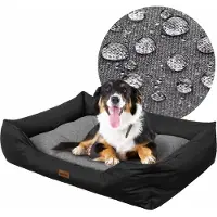 Stanislaw Jurga Hundebett „Puffy“ – Wasserabweisend & Herausnehmbares Kissen – 115x85 cm – Robustes Oxford-Gewebe | PillowPrim