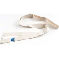 Berk Esoterik Yogagurt für Yoga und Meditation 2,40m lang 38mm breit mit Metallverschluss Natur