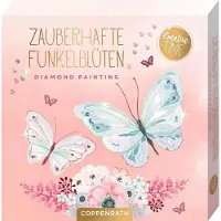 Coppenrath Verlag GmbH & Co.KG Zauberhafte Funkelblüten - Diamond Painting (Creative Time) 1