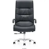 AEA Kunstleder-Sessel in Schwarz modern eleganter Stil