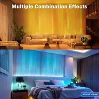 Slyrun LED Wellenlampe 83cm Wasser Effekt Licht RGB Farbwechsel Wanddekoration mit Fernbedienung & App LotusLamp X für Innenräume