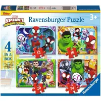 Ravensburger Puzzle 4in1 Spidey And His Amazing Friends 3+ Yearbeschädigt