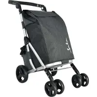 Jata HCAR2502, Trolley-Tasche, Grau, Polyester, Stahl, 45 kg, Einfarbig, 10 l