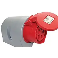 Pce Feste Steckdose 16A 400V 3P+Z IP44