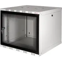 Logilink 19" Wandverteiler unmontiert 9 HE lichtgrau