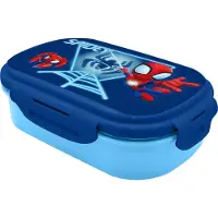 Kids Euroswan Marvel Spidey the Amazing Friends Brotdose + Besteck