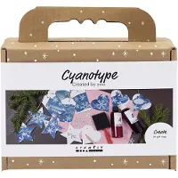 Creativ Company Cyanotypie Bastelset - kreative Geschenkanhänger gestalten