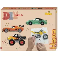 Hama Midi Geschenkset Fahrzeuge Perlenset 4000 Teile