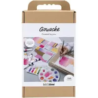 Creativ Company Malset Gouache für Kinder und Erwachsene - kreative Hobbybox