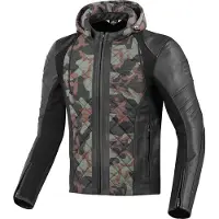Bogotto Radic Motorrad Leder-/Textiljacke Grün Größe 2XL