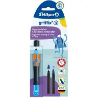 Pelikan Tintenroller Griffix Neon Black Blister