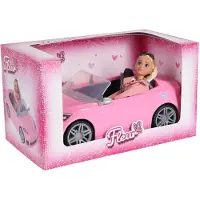 Fleur Puppe Cabrio Deluxe - Spielzeugauto Puppen Spielset